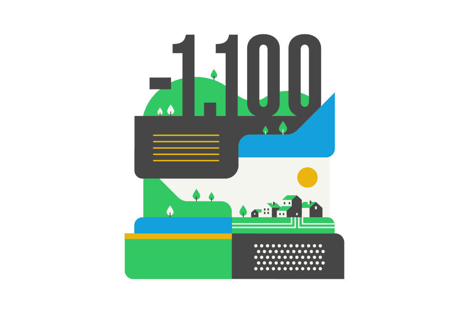 Deutsche Glasfaser Illustration Kraft sparen