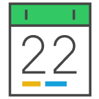 Deutsche Glasfaser Icon Kalender