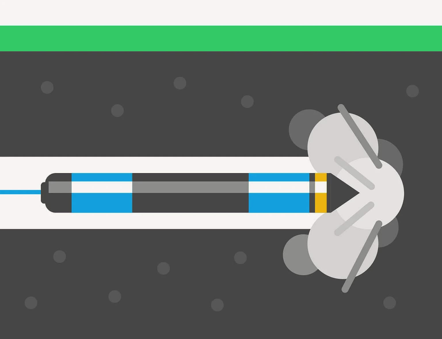Digital Wissen Infografik Erdrakete Bauverfahren