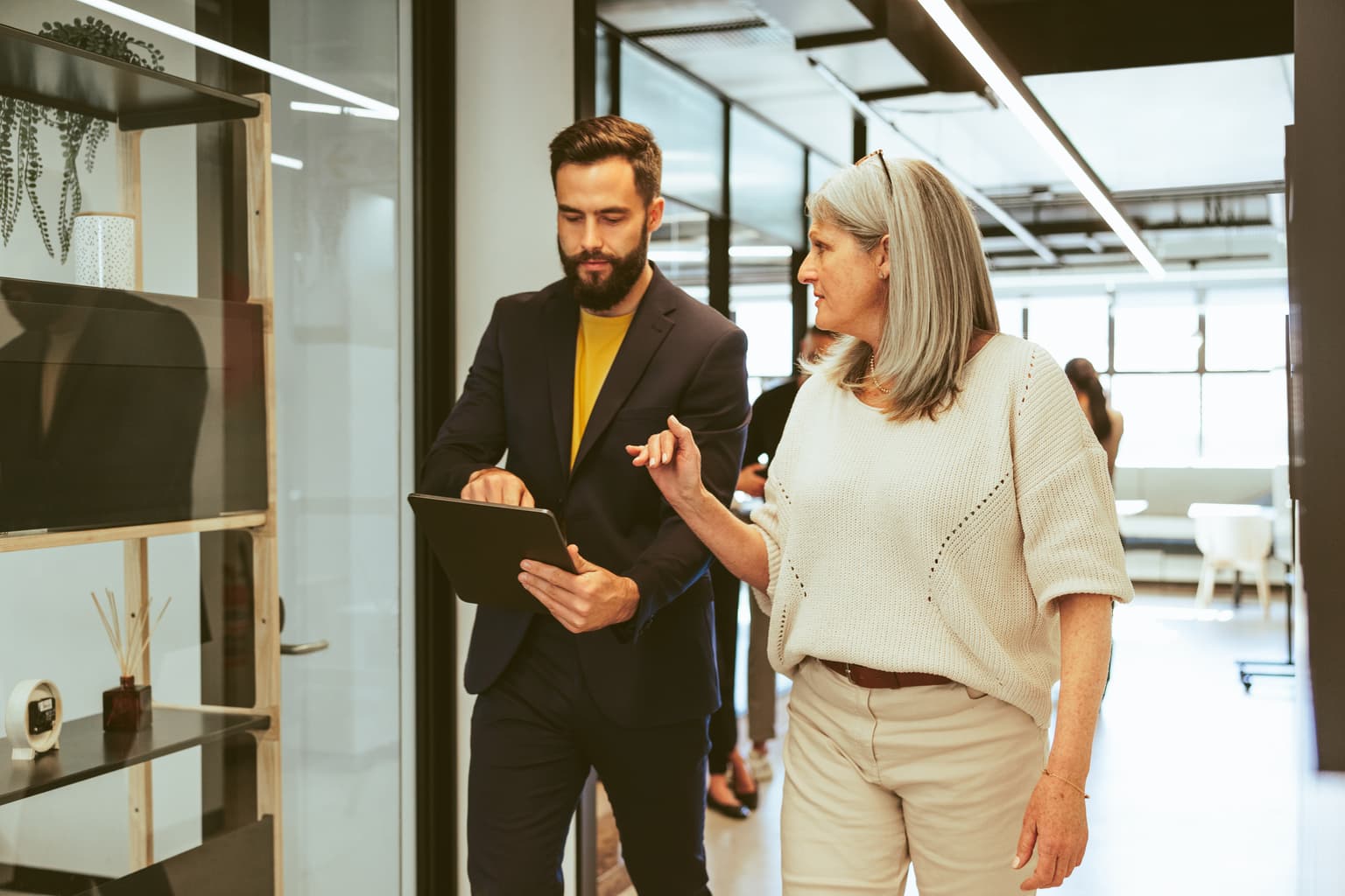 Digitale Transformation - Mann