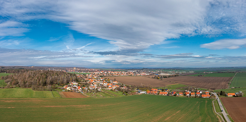 Landschaftsaufnahme von Ballenstedt