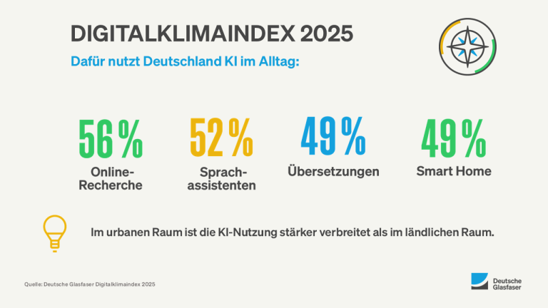 Grafik KI Nutzung im Alltag